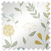 Retro Floral, Yellow Sunset - Roller Blind